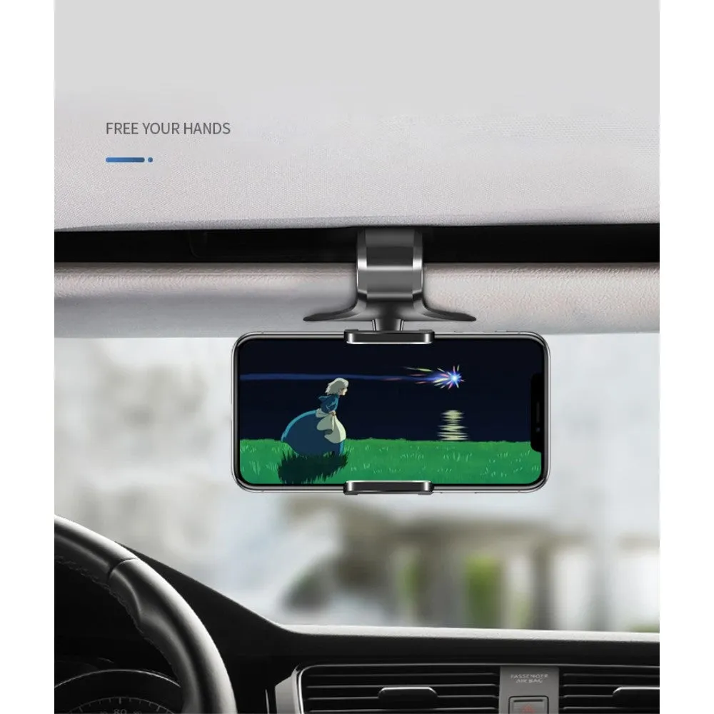 3 in 1 Car GPS Smartphone Holder: Dashboard / Visor Clamp   AC Grid Clip for Sharp Aquos S3 mini - Black