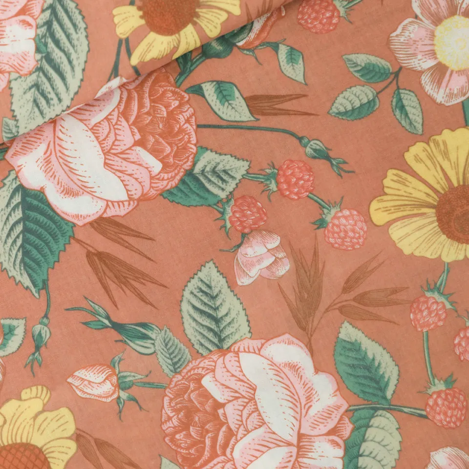 Bloom Garden Double Gauze Fabric