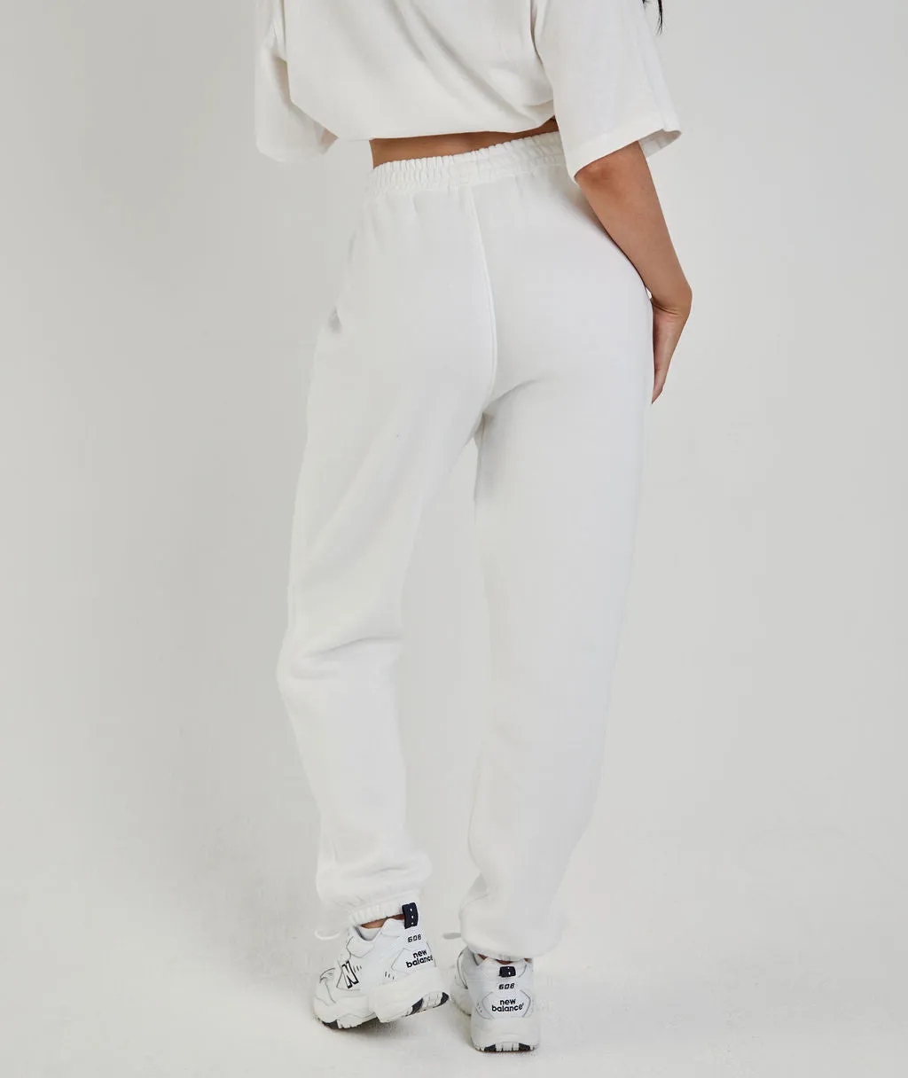 Bride Statement Sweatpants - White