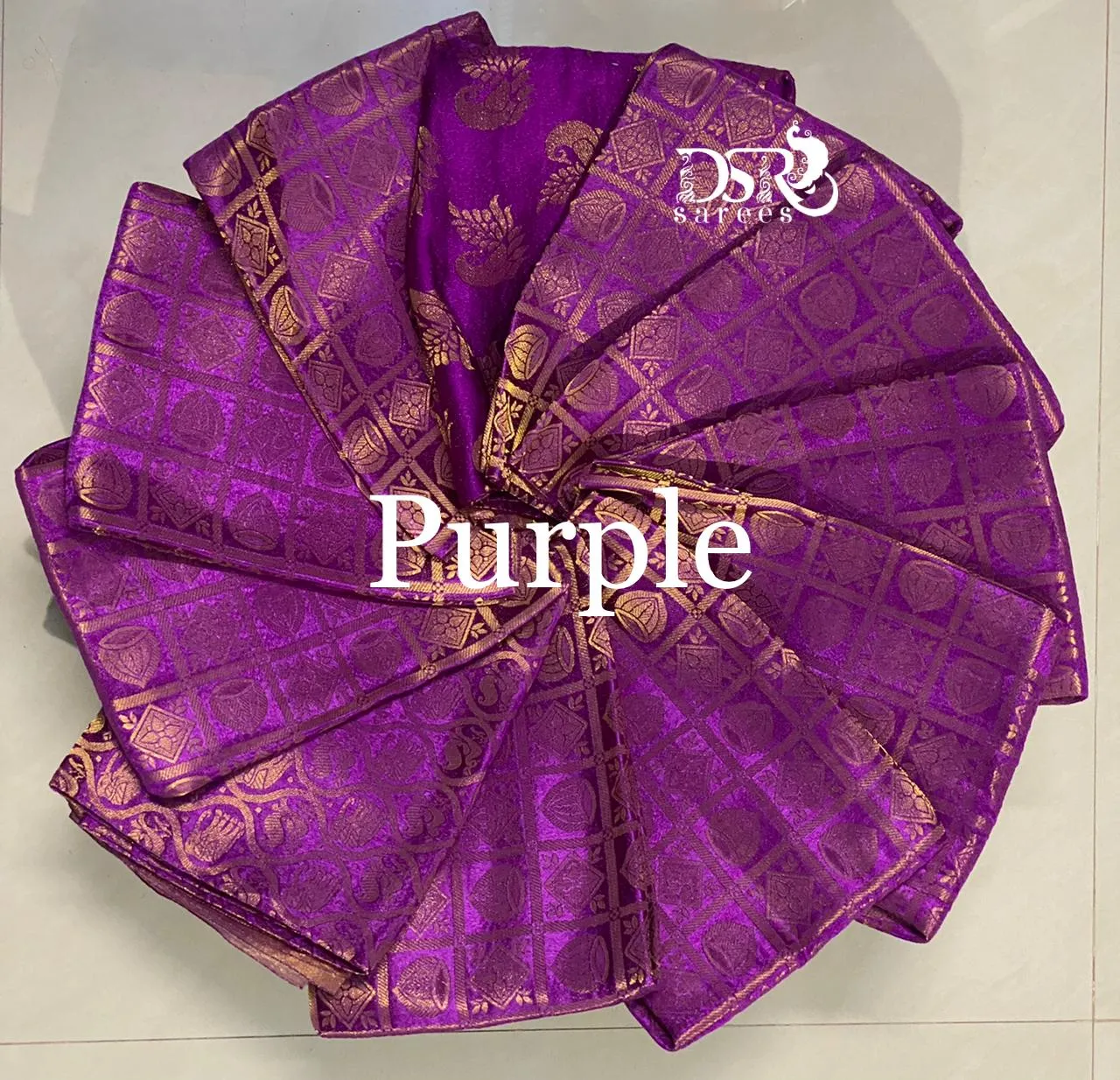 DSR brocade blouse materials