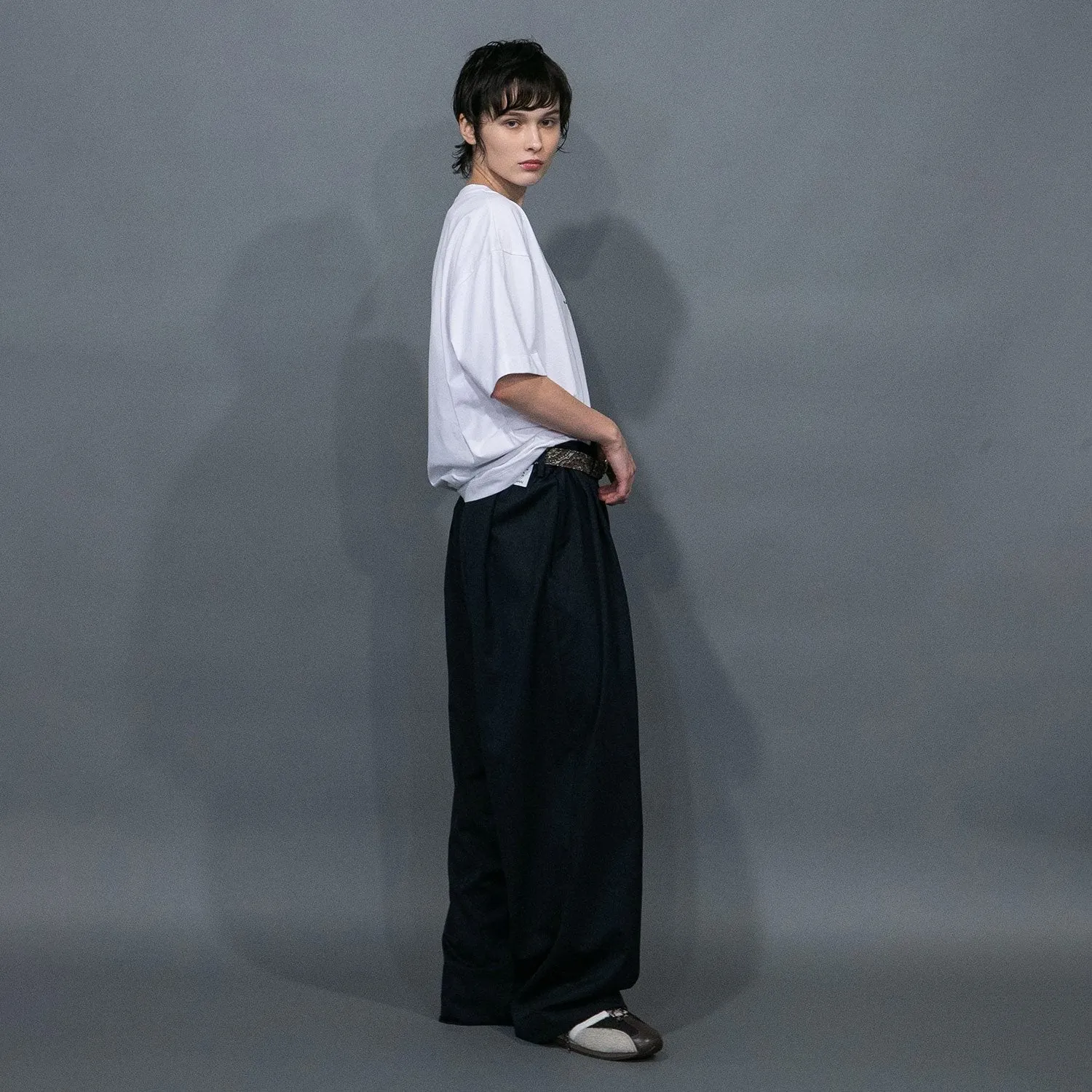 MBL-PT2 WASHABLE WOOL WIDE SLACKS
