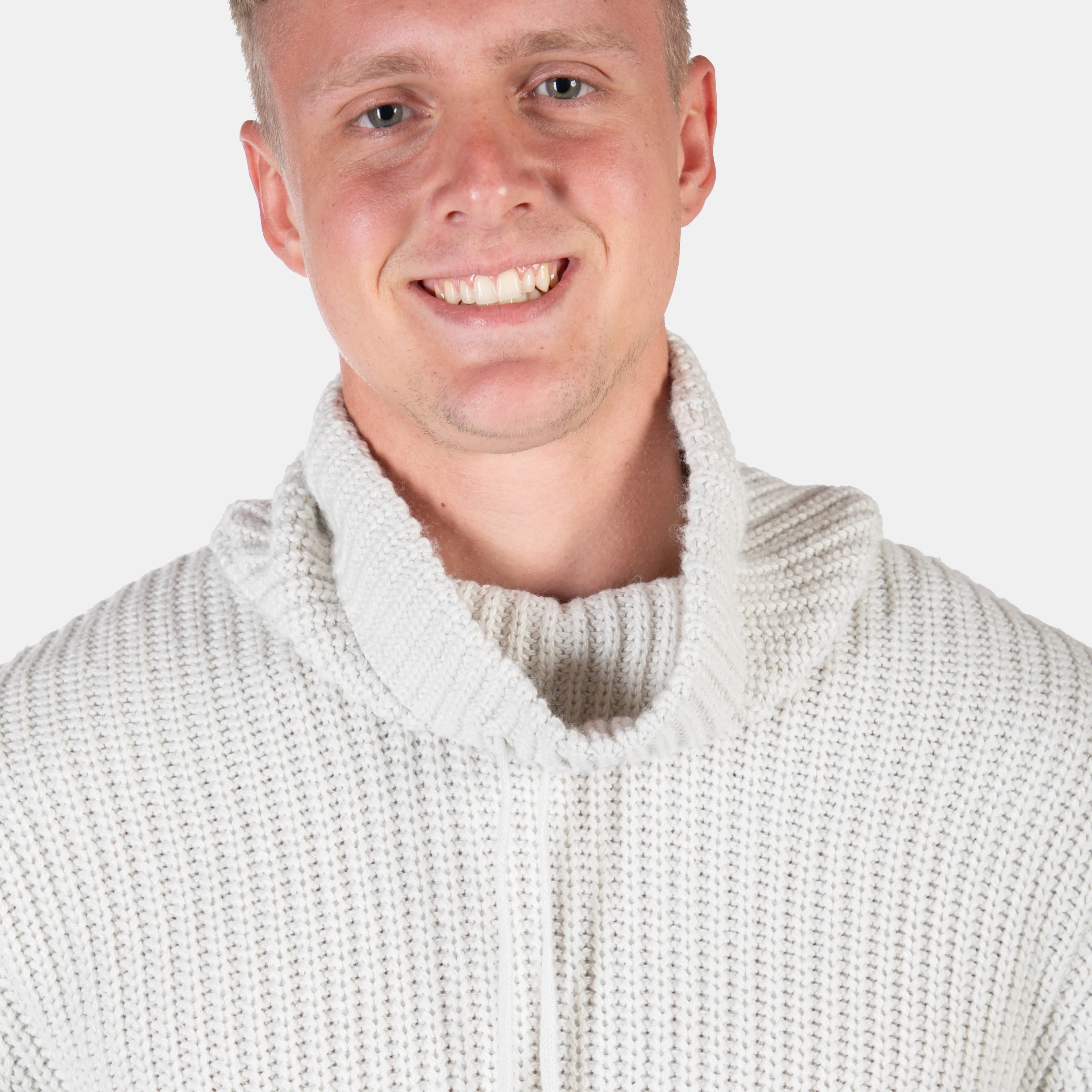 Men's Versatile Colour Thick Ribbed Knit Ryan Jersey