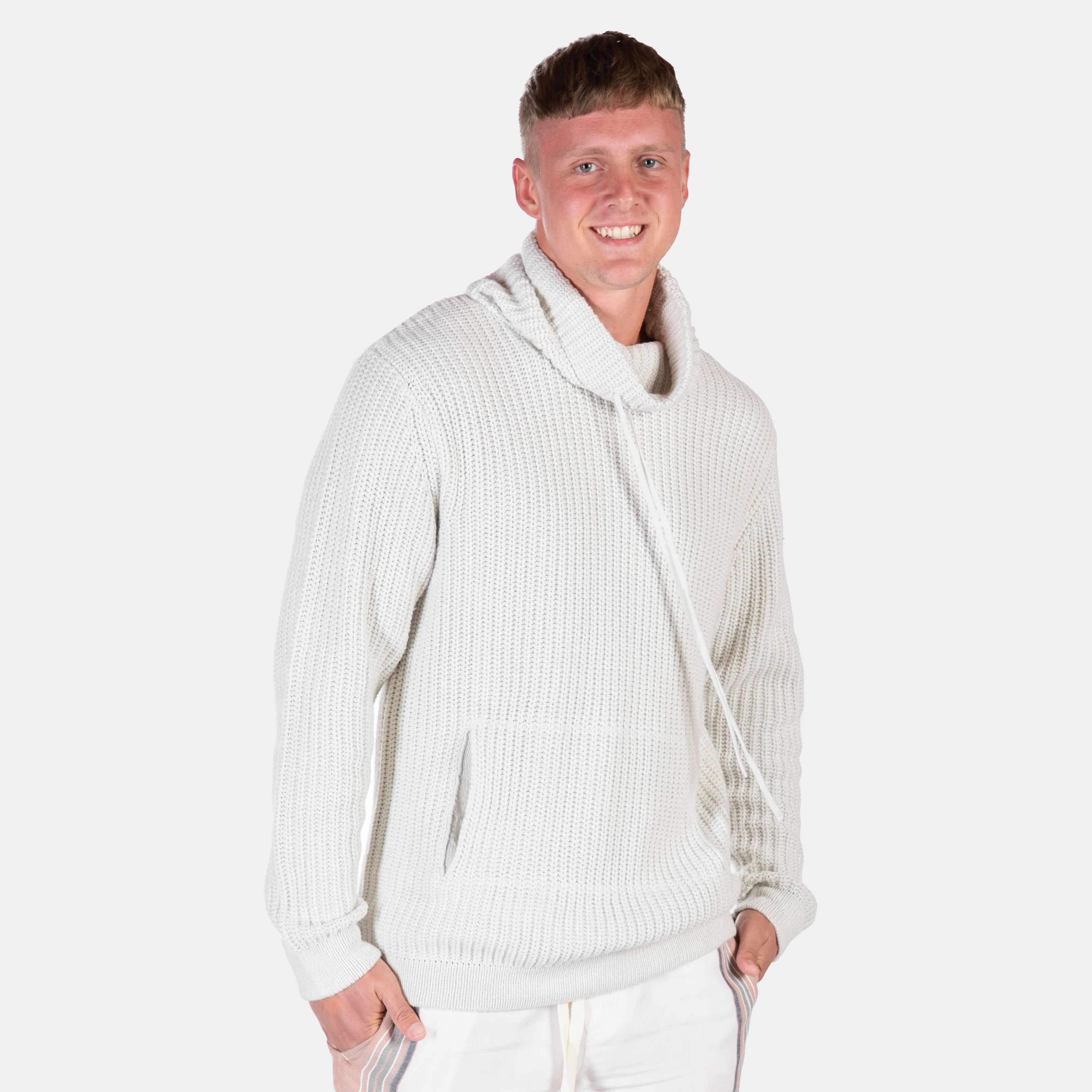 Men's Versatile Colour Thick Ribbed Knit Ryan Jersey