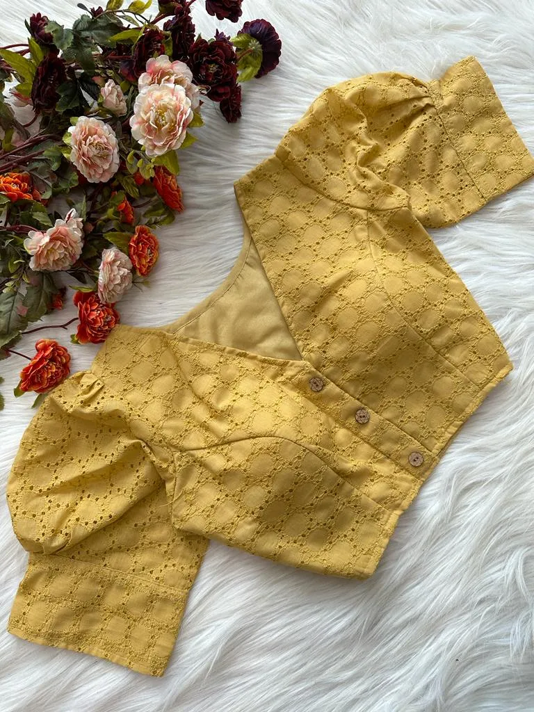 Puff sleeve hakoba Readymade Blouses
