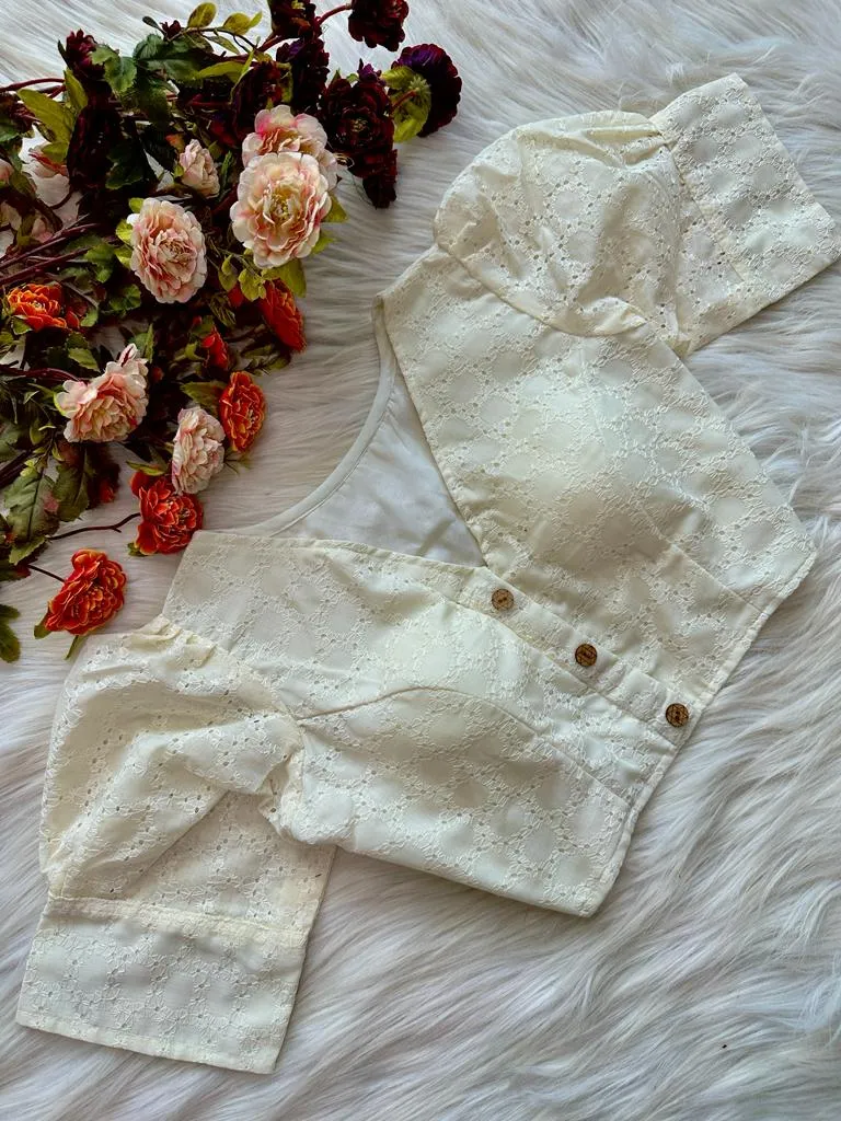 Puff sleeve hakoba Readymade Blouses