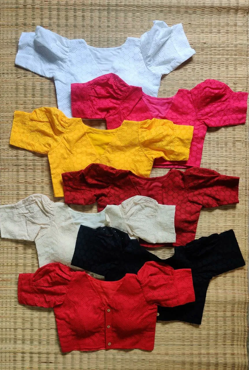 Puff sleeve hakoba Readymade Blouses