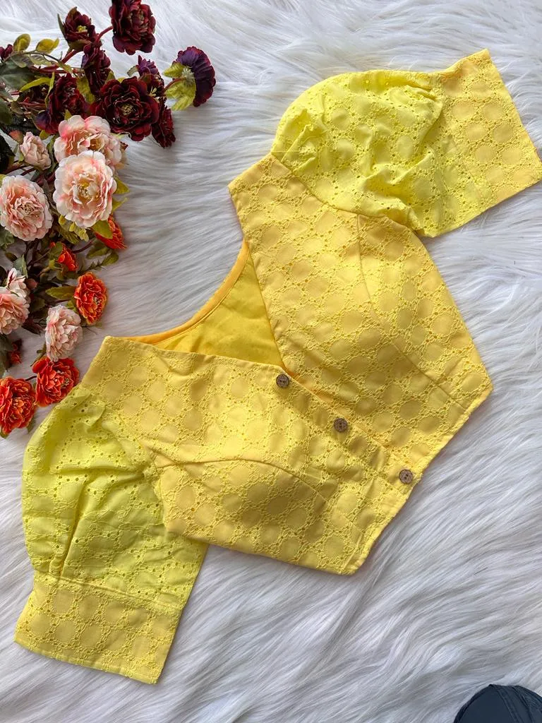 Puff sleeve hakoba Readymade Blouses