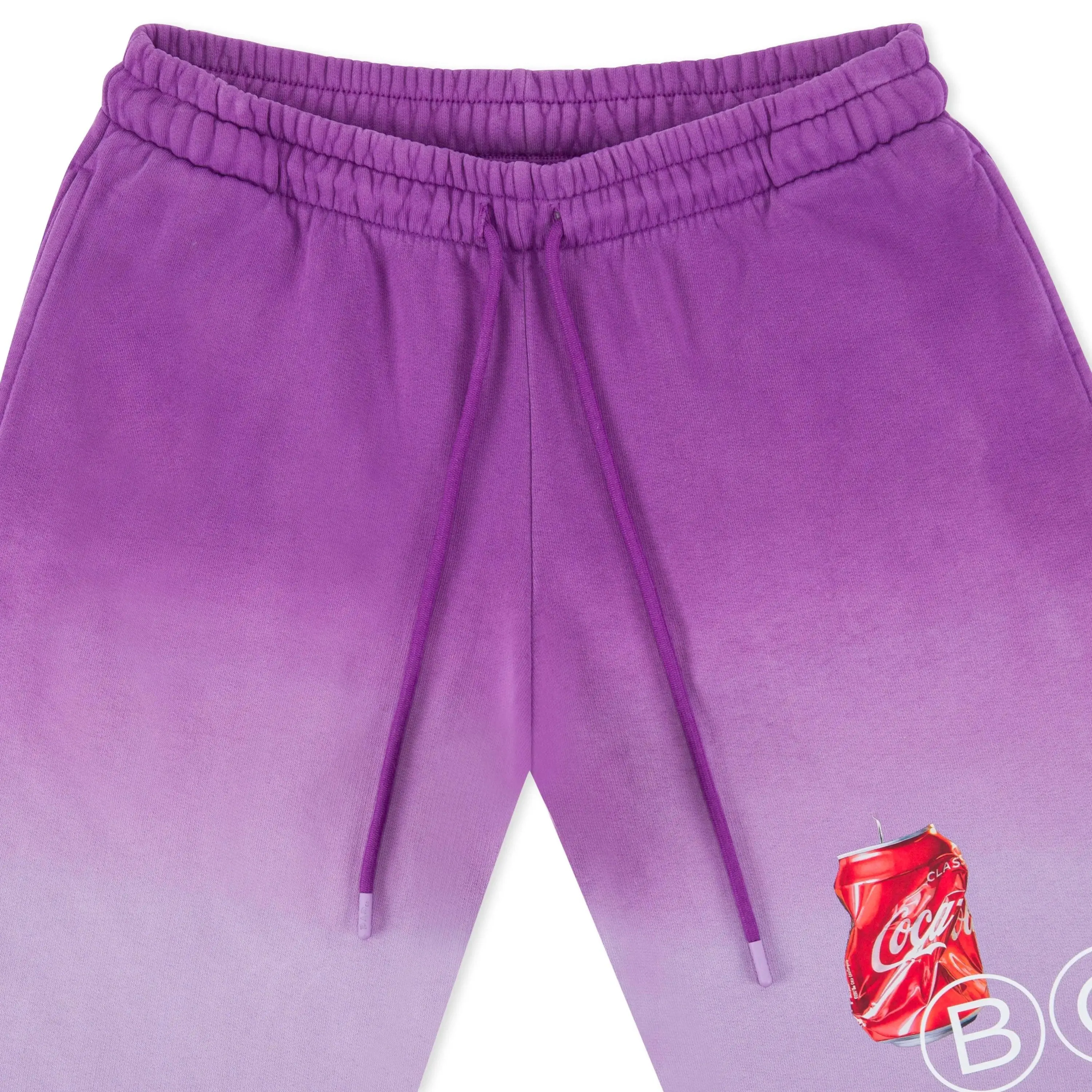 "BAD" Gradient Shorts - Purple