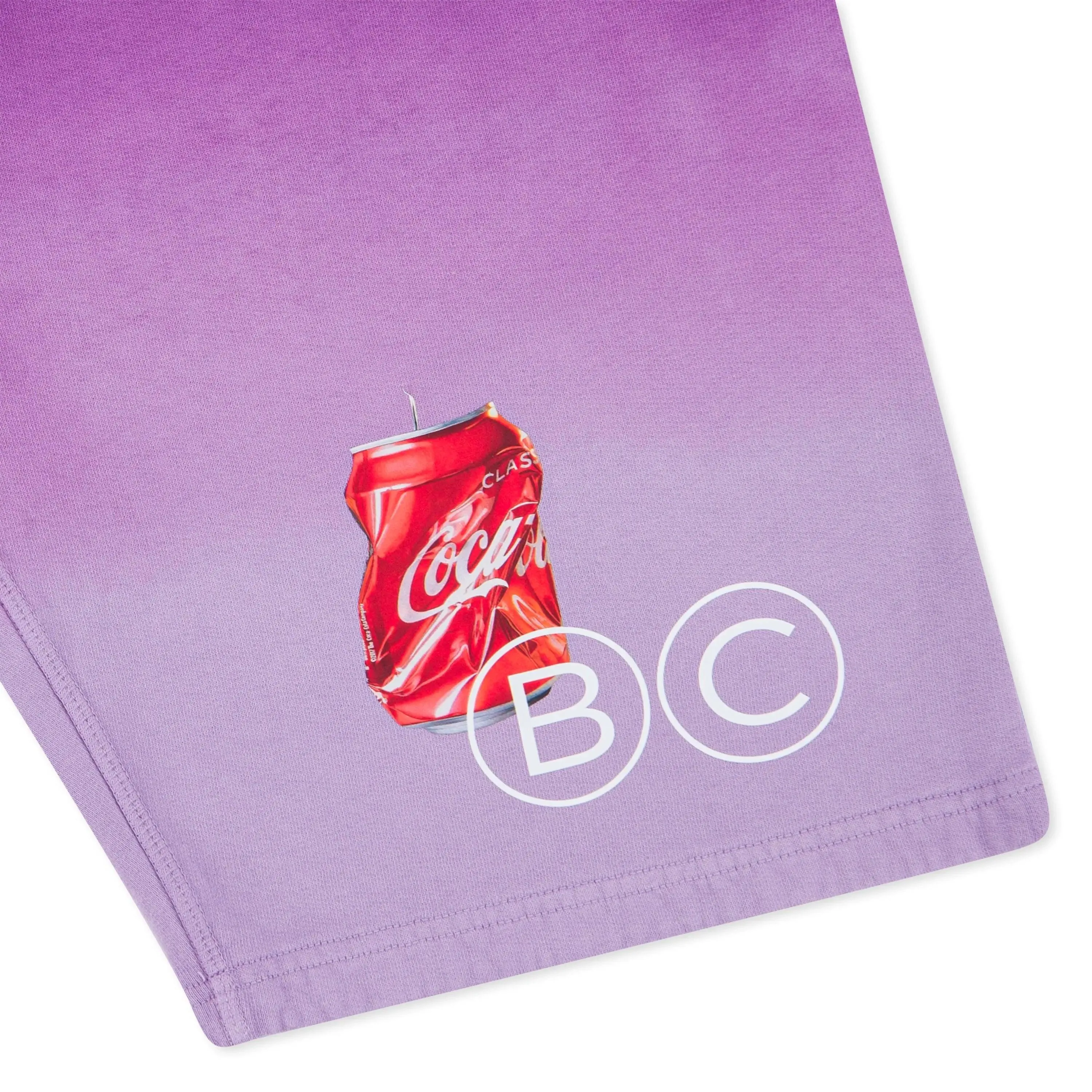 "BAD" Gradient Shorts - Purple