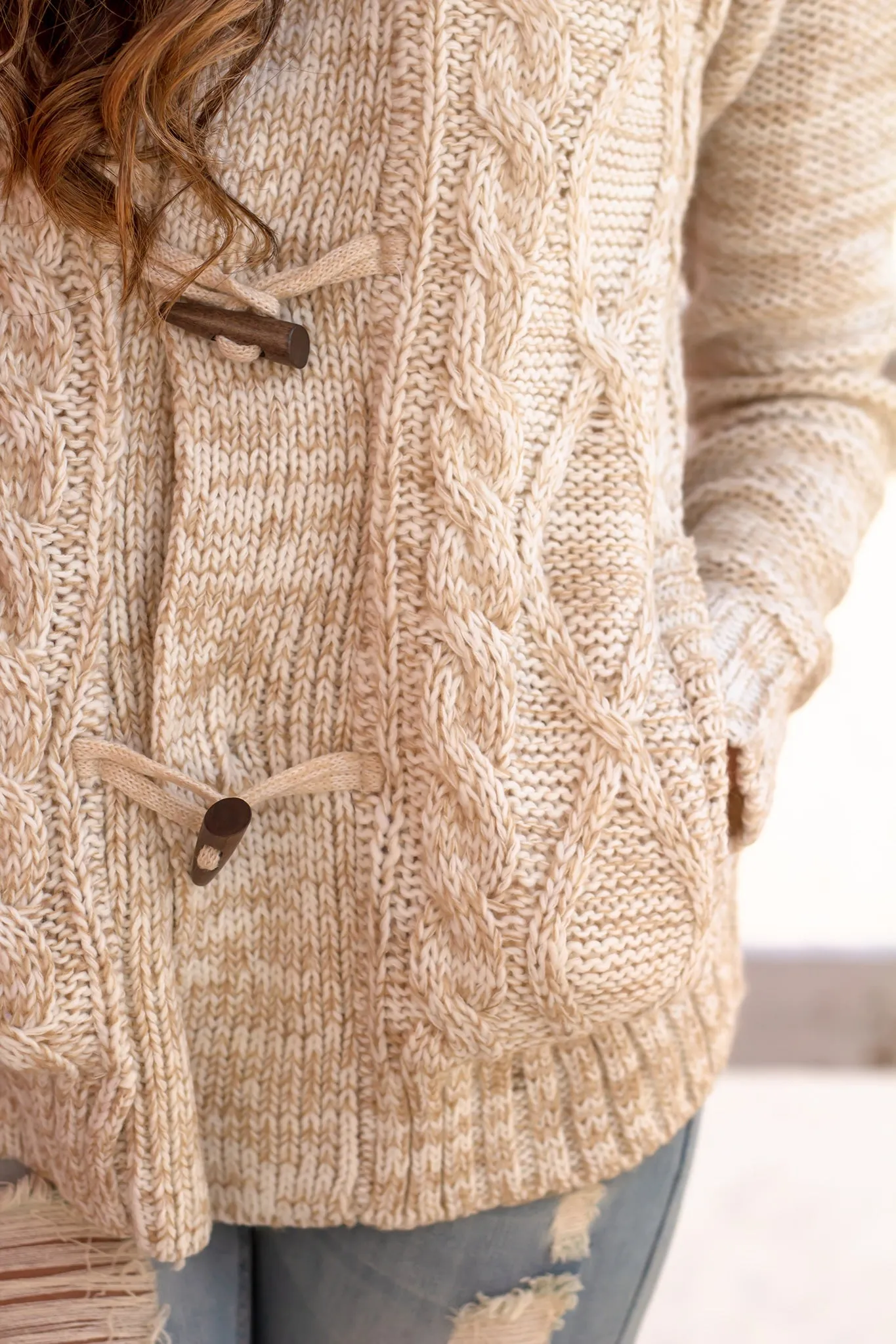Taupe Knit Sweater