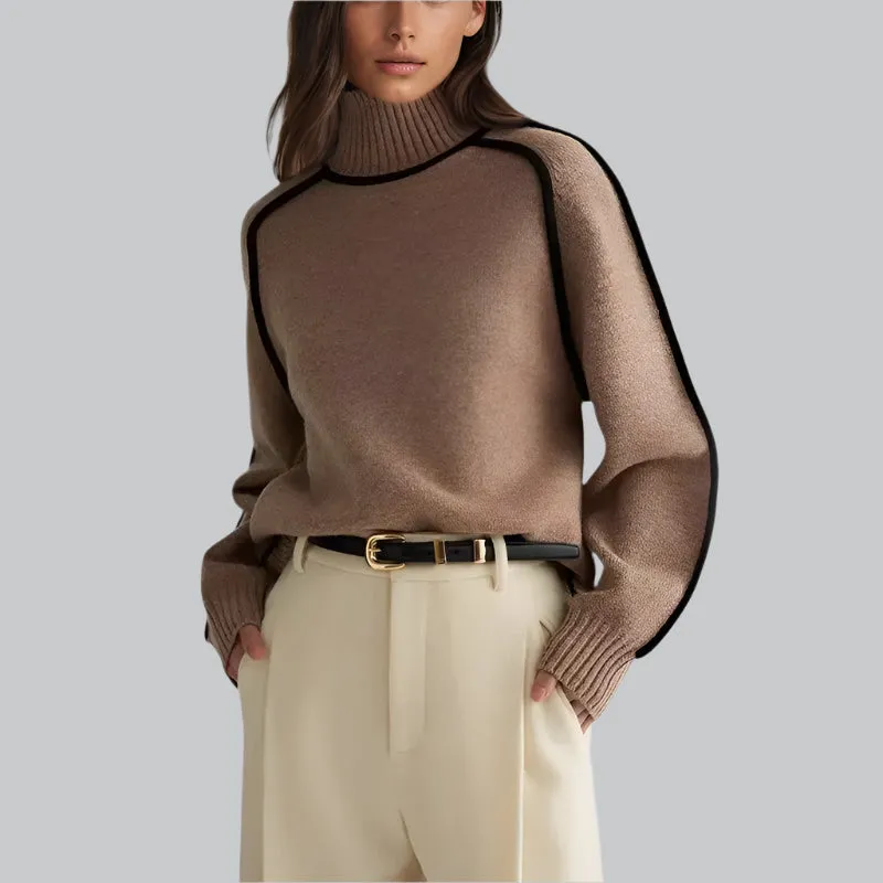 Vera | Luxury High Neck Cashmere Sweater