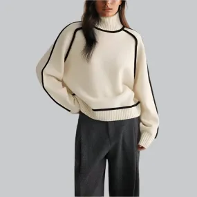 Vera | Luxury High Neck Cashmere Sweater