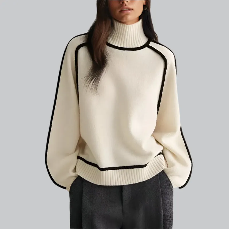 Vera | Luxury High Neck Cashmere Sweater